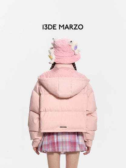 13DE MARZO Doozoo Ghost Line Down Jacket Heavenly Pink