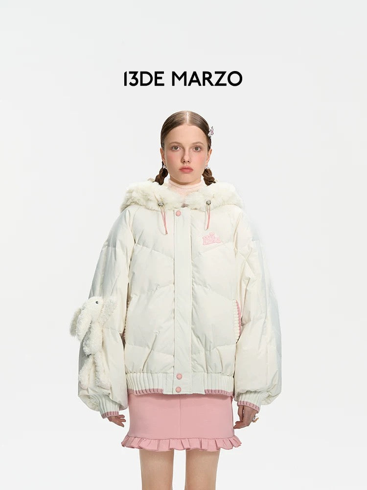 13DE MARZO Doozoo Cosplay Down Jacket Cloud Dancer