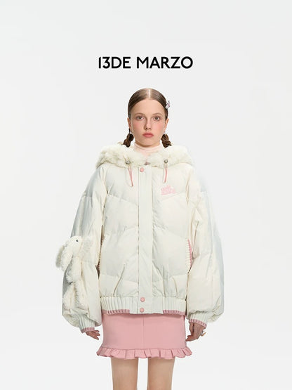 13DE MARZO Doozoo Cosplay Down Jacket Cloud Dancer