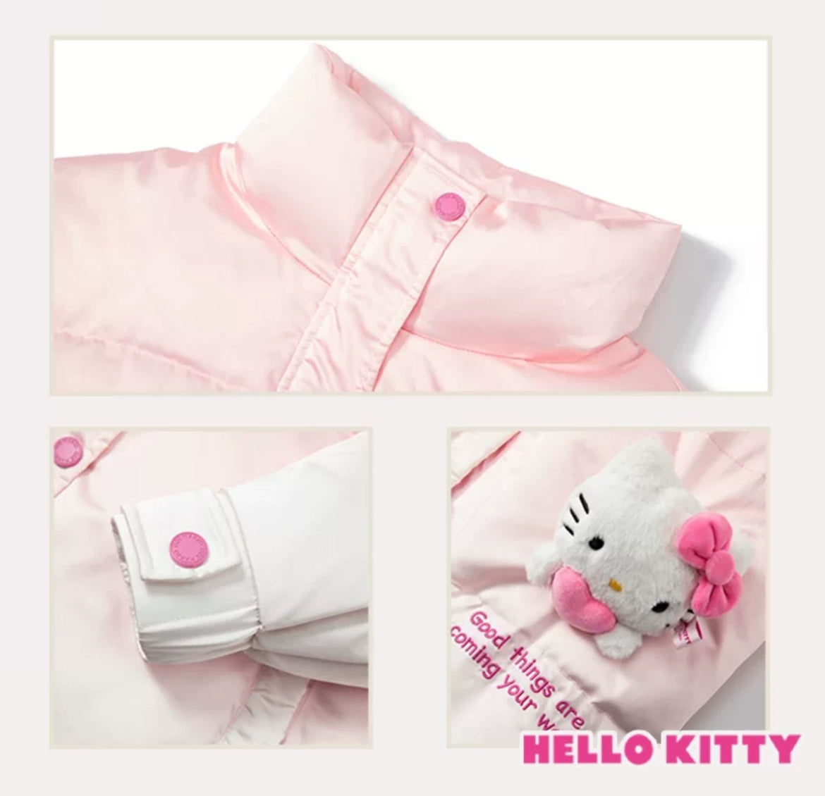 13DE MARZO Hello Kitty Bear Plaid Shirt Shocking Pink – Fixxshop