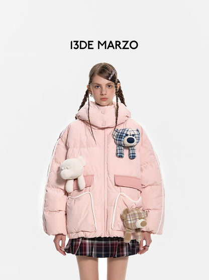 13DE MARZO Doozoo Everywhere Down Jacket Petal Pink