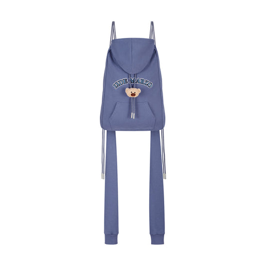 13DE MARZO Doozoo Faux Hoodie String Bag