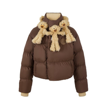 13DE MARZO Doozoo Neckround Down Jacket Clove