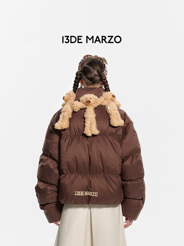 13DE MARZO Doozoo Neckround Down Jacket Clove