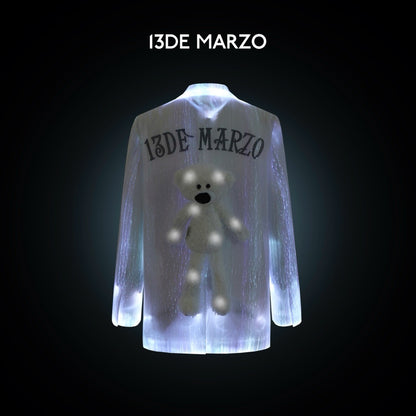 13DE MARZO Bear Star Light Suit White
