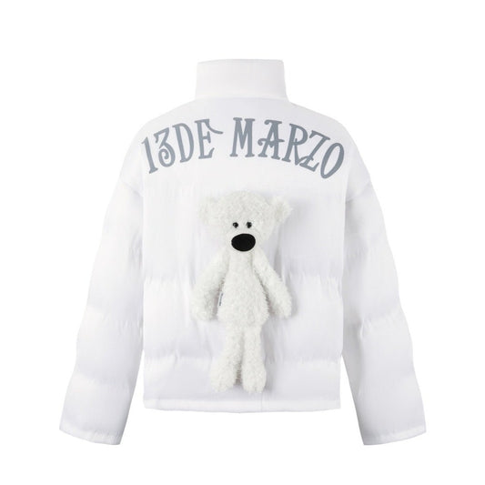 13DE MARZO Bear Star Light Down Jacket White