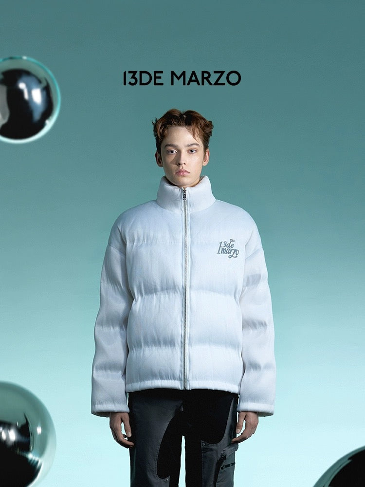 13DE MARZO Bear Star Light Down Jacket White