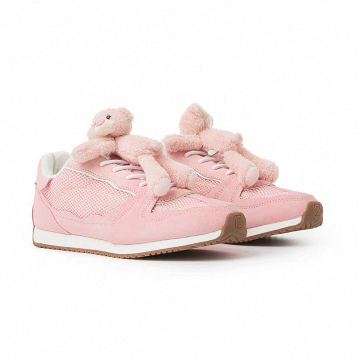 13DE MARZO Logo Retro Runner Shoes Pink