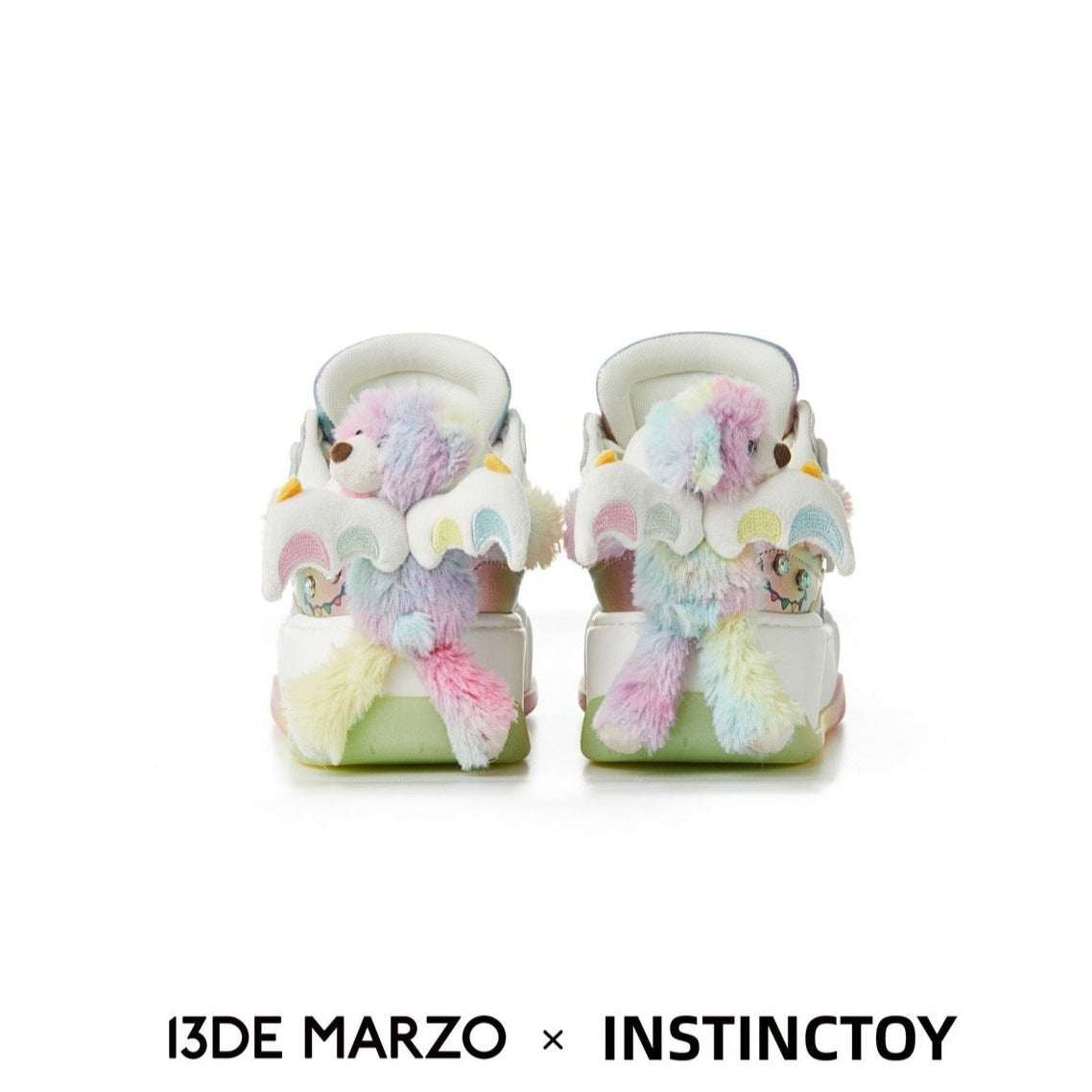 13DE MARZO x INSTINCTOY Crystal Erosion Bear Sneaker Illusion Fantasy