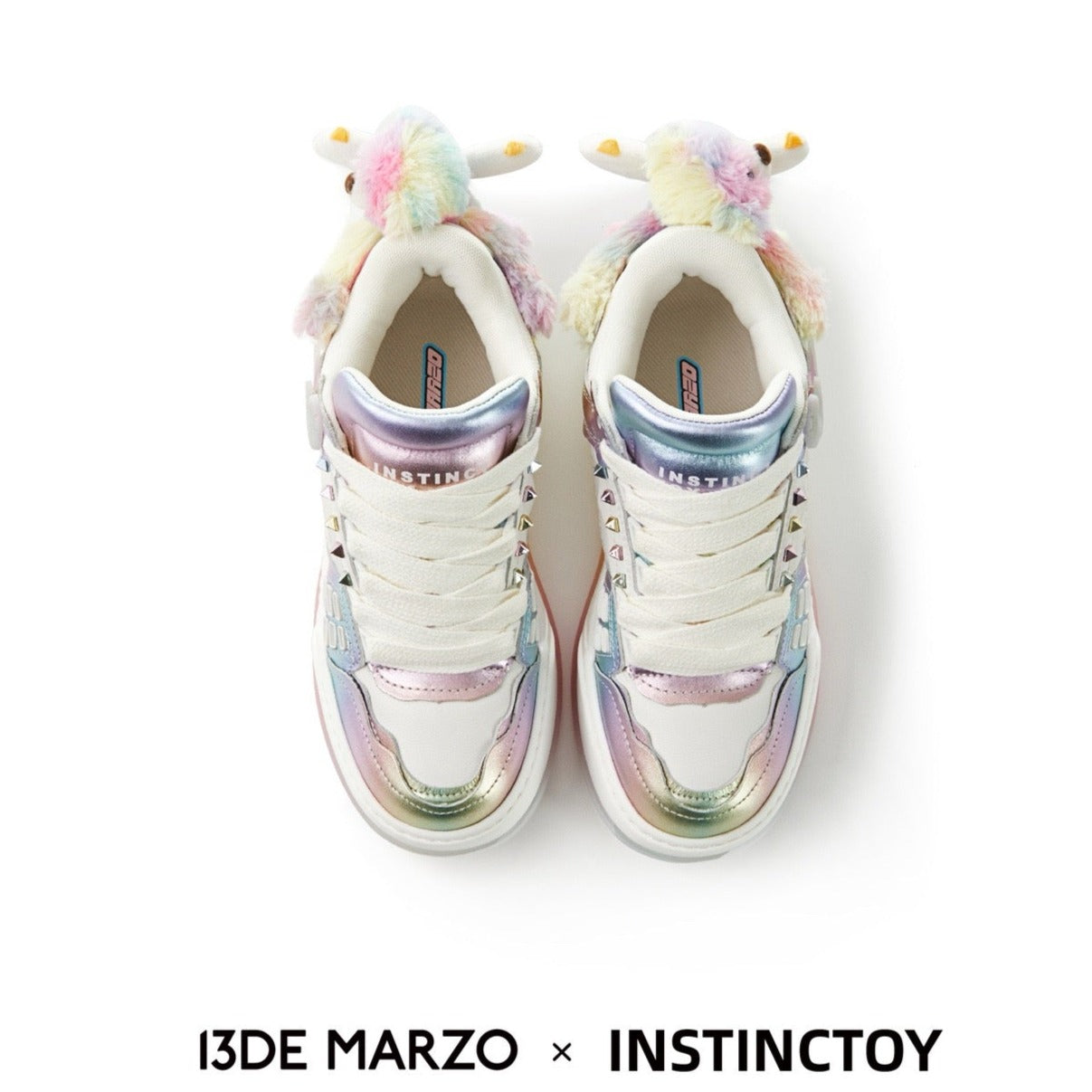 13DE MARZO x INSTINCTOY Crystal Erosion Bear Sneaker Illusion Fantasy