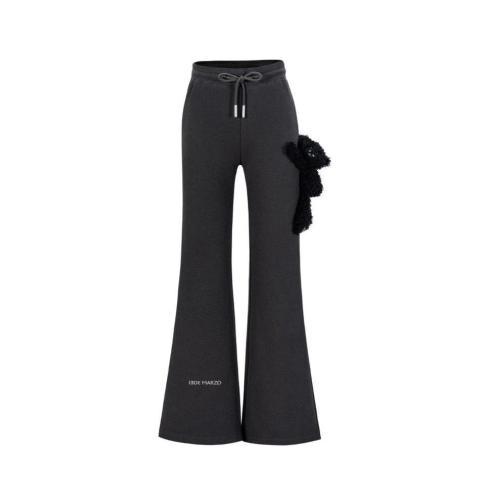 13DE MARZO Doozoo Flare Jeans Black