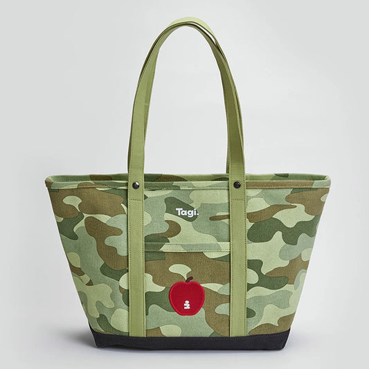 Tagi Imagine An Apple Canvas Bag Camouflage