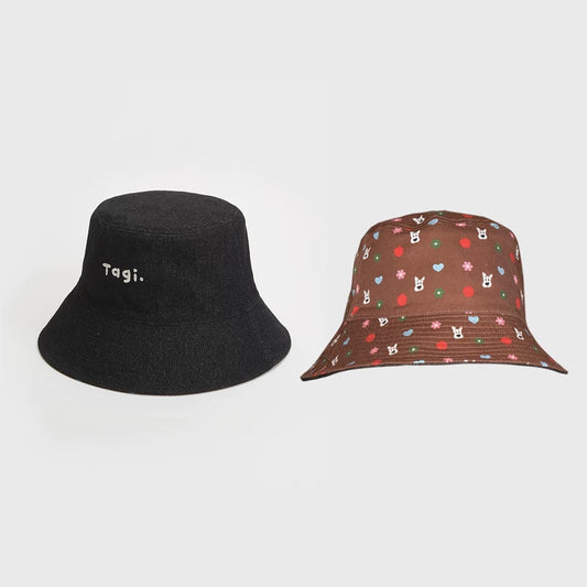 Tagi Haha Pet Bucket Hat Sesame Black