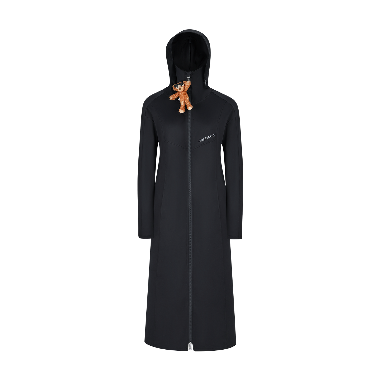 13DE MARZO Sun Protection Long Jacket Black