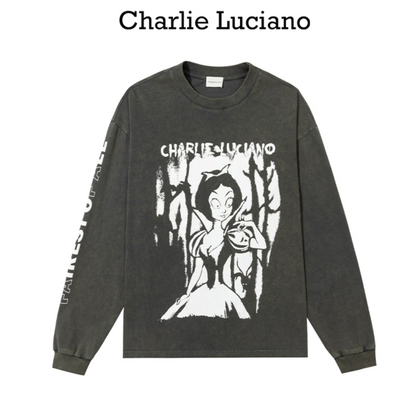 Charlie Luciano Snow White Long Sleeve Shirt