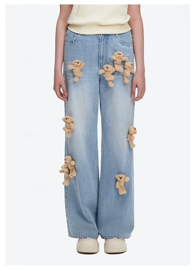 13DE MARZO Doozoo Straight Jeans Blue