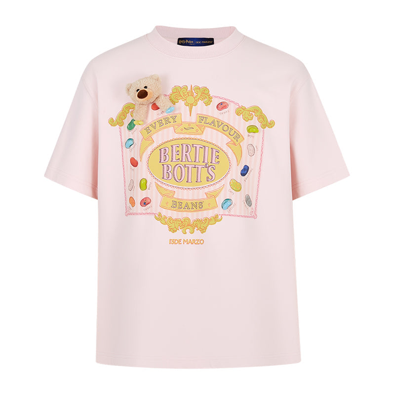 Harry Potter × 13DE MARZO Honeydukes Snack T-shirt Pink