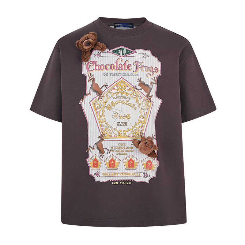 Harry Potter × 13DE MARZO Honeydukes Snack T-shirt Purple