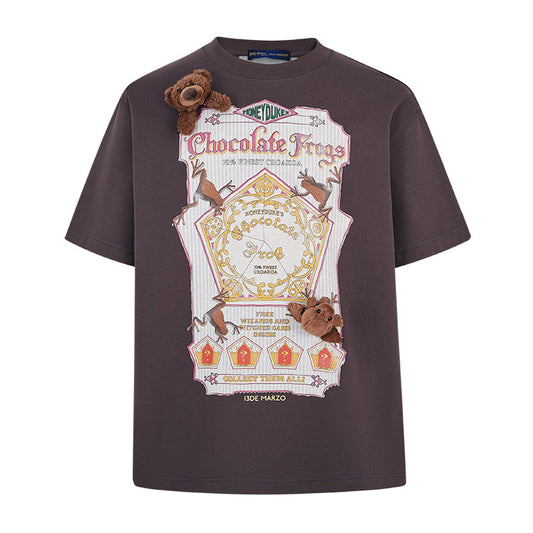 Harry Potter × 13DE MARZO Honeydukes Snack T-shirt Purple