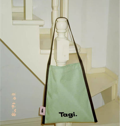 Tagi Edge Canvas Bag Forest Sesame