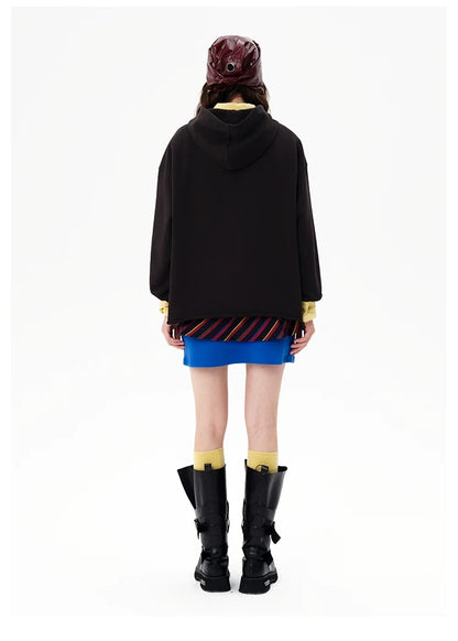 13DE MARZO x Superman Bear Hoodie Dark Grey