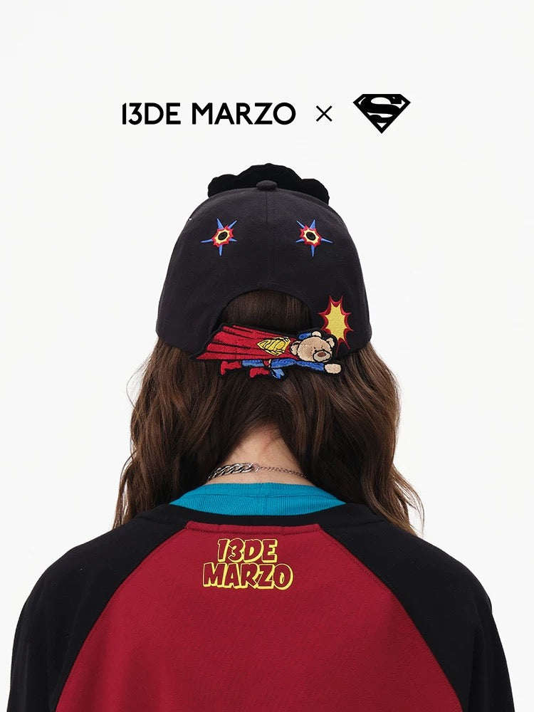 13DE MARZO x Superman Bear 3D Baseball Cap