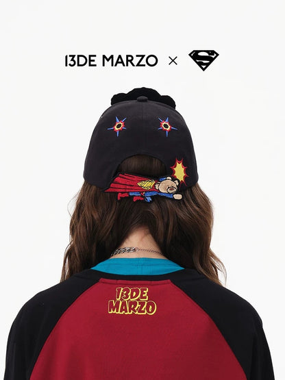 13DE MARZO x Superman Bear 3D Baseball Cap