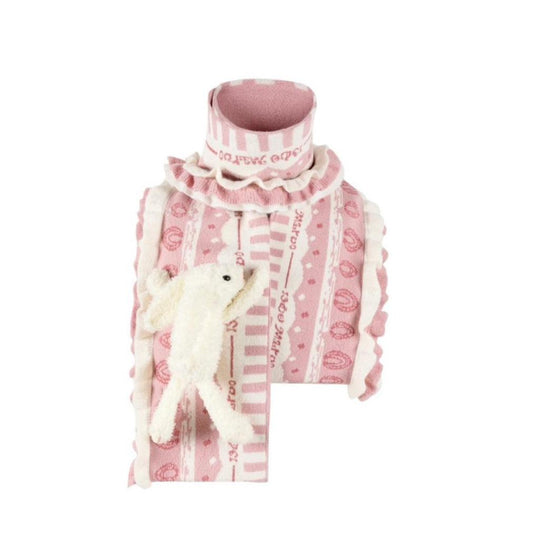 13DE MARZO Doozoo Cake Scarf Pink