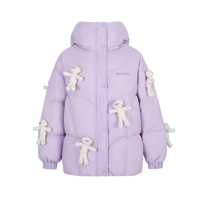 13DE MARZO Doozoo Full Down Jacket Purple