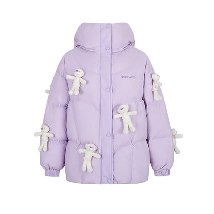 13DE MARZO Doozoo Full Down Jacket Purple