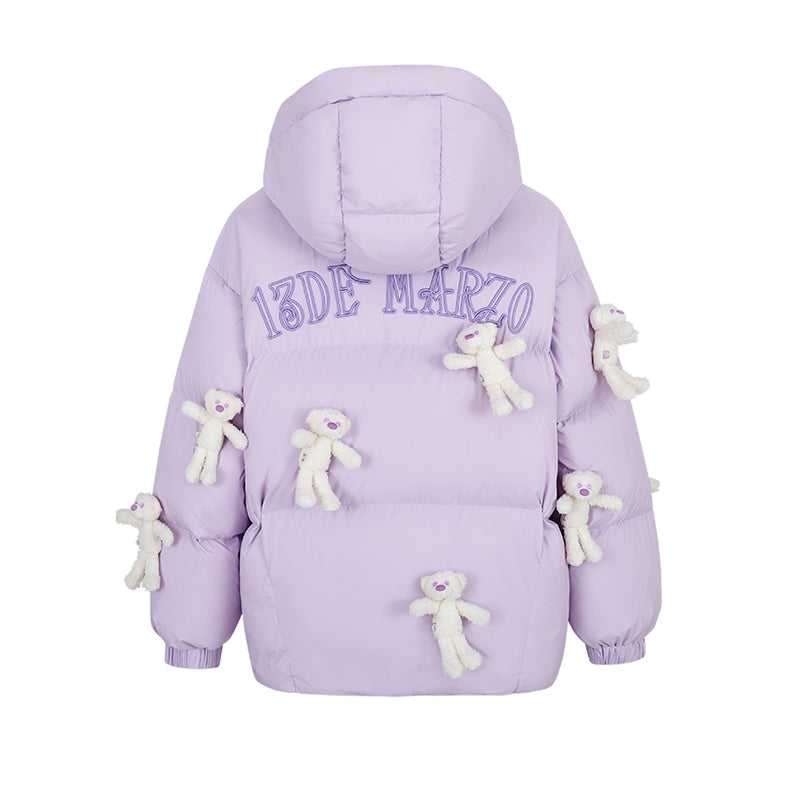 13DE MARZO Doozoo Full Down Jacket Purple