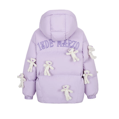 13DE MARZO Doozoo Full Down Jacket Purple