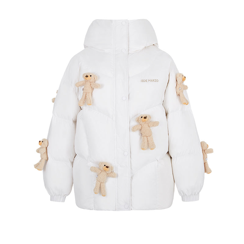 13DE MARZO Doozoo Full Down Jacket White