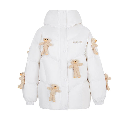 13DE MARZO Doozoo Full Down Jacket White