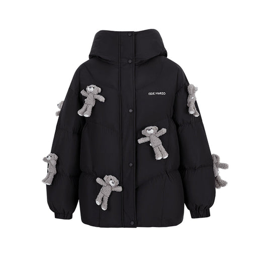 13DE MARZO Doozoo Full Down Jacket Black
