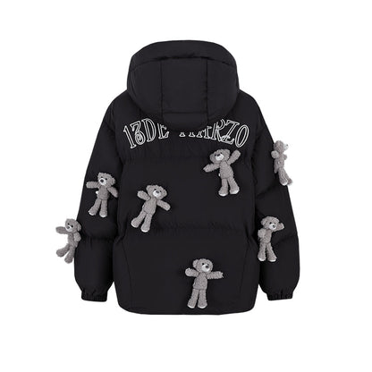 13DE MARZO Doozoo Full Down Jacket Black