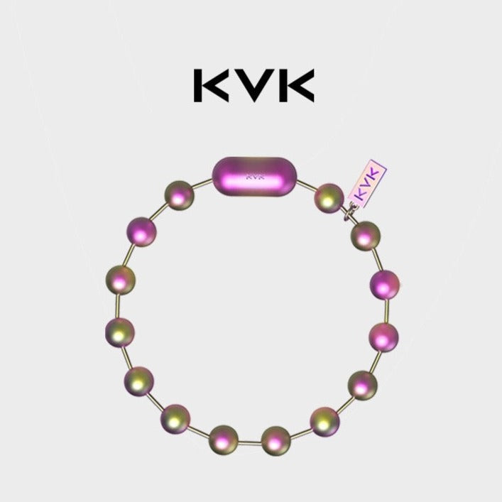 KVK The Void Collection Colorful Mini Pearl Bracelet Pink