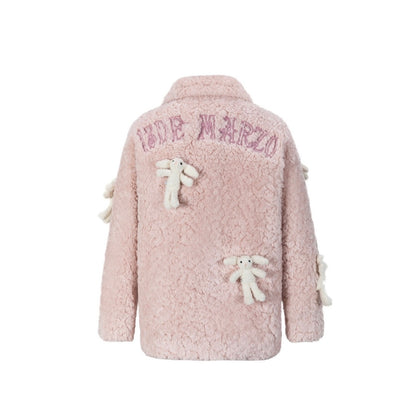 13DE MARZO Doozoo Fleece Jacket Pink