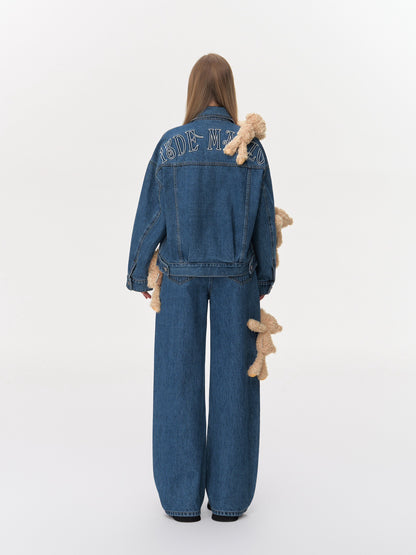 13DE MARZO Doozoo Vintage Denim Jacket Blue