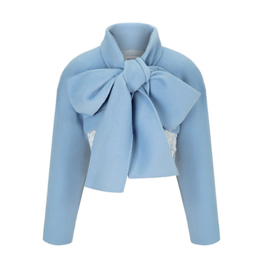 Herlian Bow Tie Short Jacket Blue