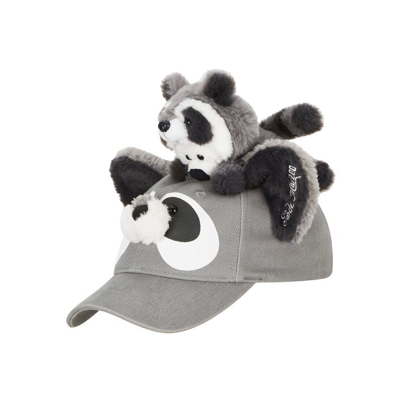 13DE MARZO Raccoon BabyBear Cap Grey