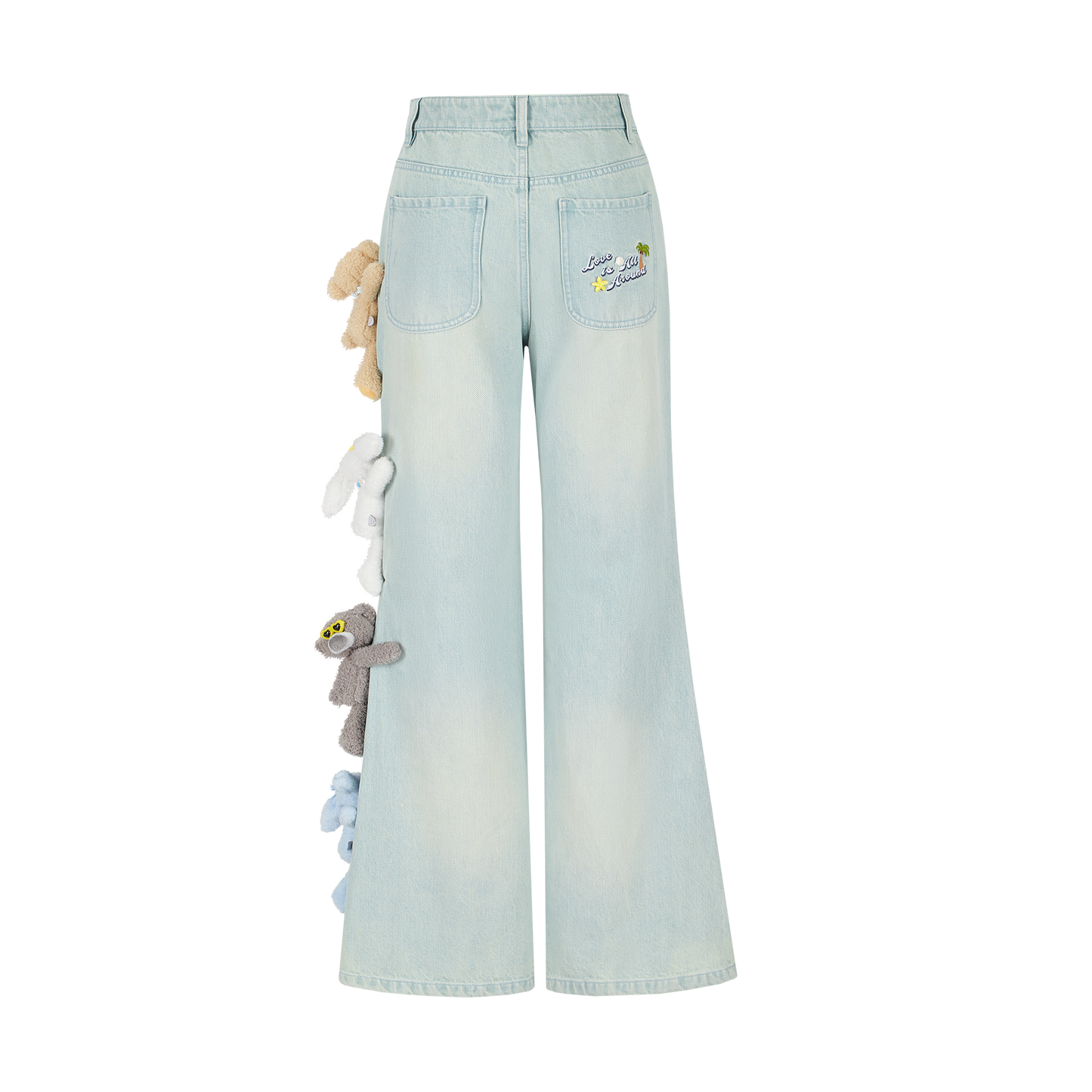 13DE MARZO Holiday Plushies Jeans Blue