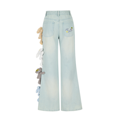 13DE MARZO Holiday Plushies Jeans Blue