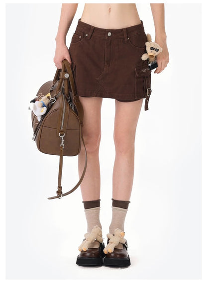 13DE MARZO Bear Mary Jane Shoes Brown