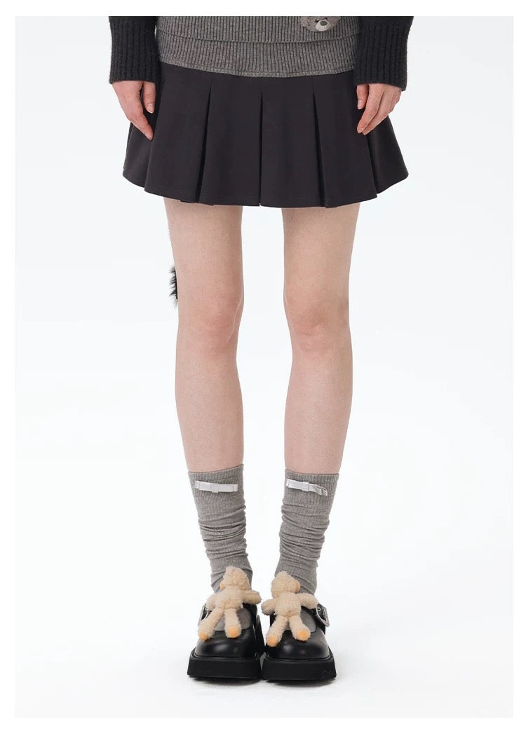 13DE MARZO Bear Mary Jane Shoes Black