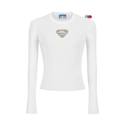 13DE MARZO x Superman Bear Top Black White