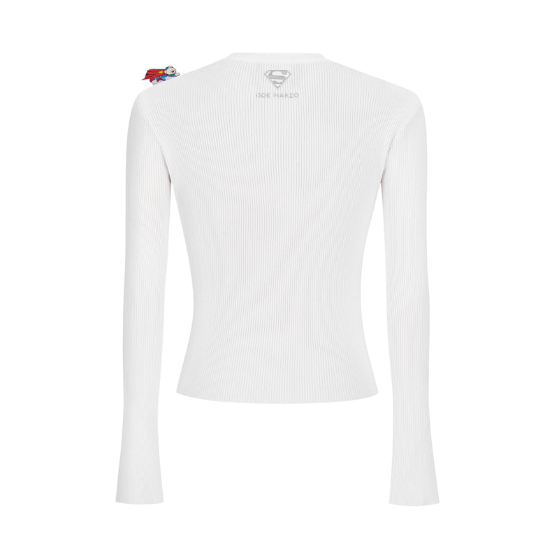 13DE MARZO x Superman Bear Top Black White