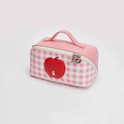 Tagi Apple Cosmetic Bag Berry Grid