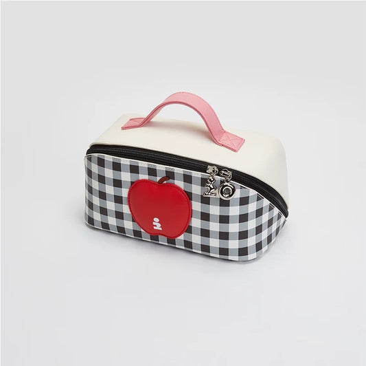 Tagi Apple Cosmetic Bag Cow Grid