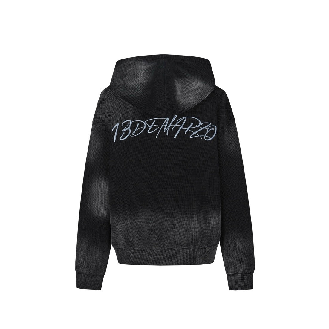 13DE MARZO Doozoo Costume Waffle Hoodie Black